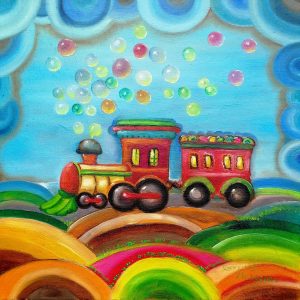 Retro train