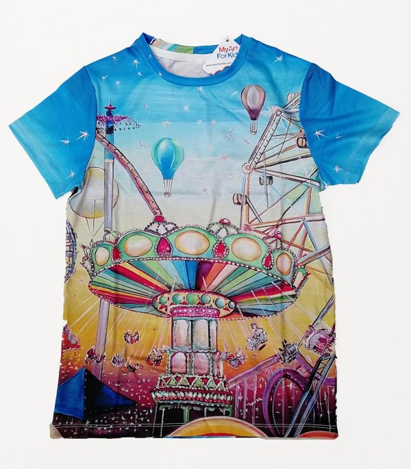 Funfair T-shirt in multicolor for 10, 12 y/o